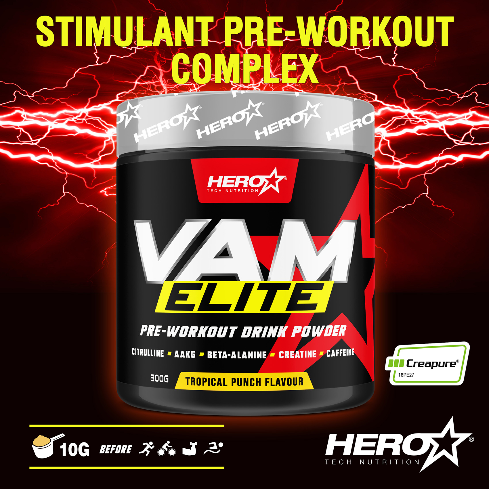 VP7 HERO TECH NUTRITION - vegetable protein - PEA PROTEIN herotechnutrition